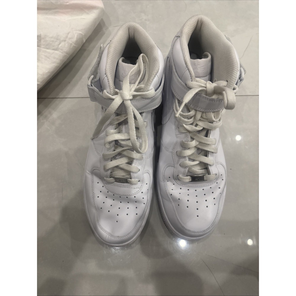Size 13 - Nike Air Force 1 '07 Mid Triple White